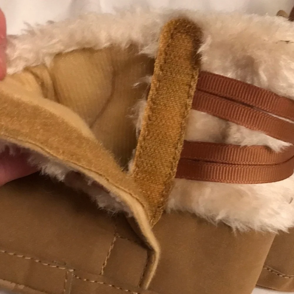 Toddler Faux Fur/Suede Booties